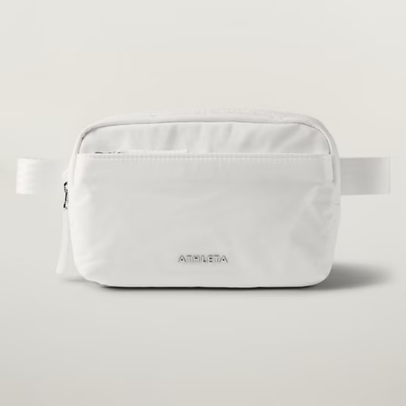 NWOT Athleta All About Crossbody Belt Bag - Bright White - Picture 1 of 13